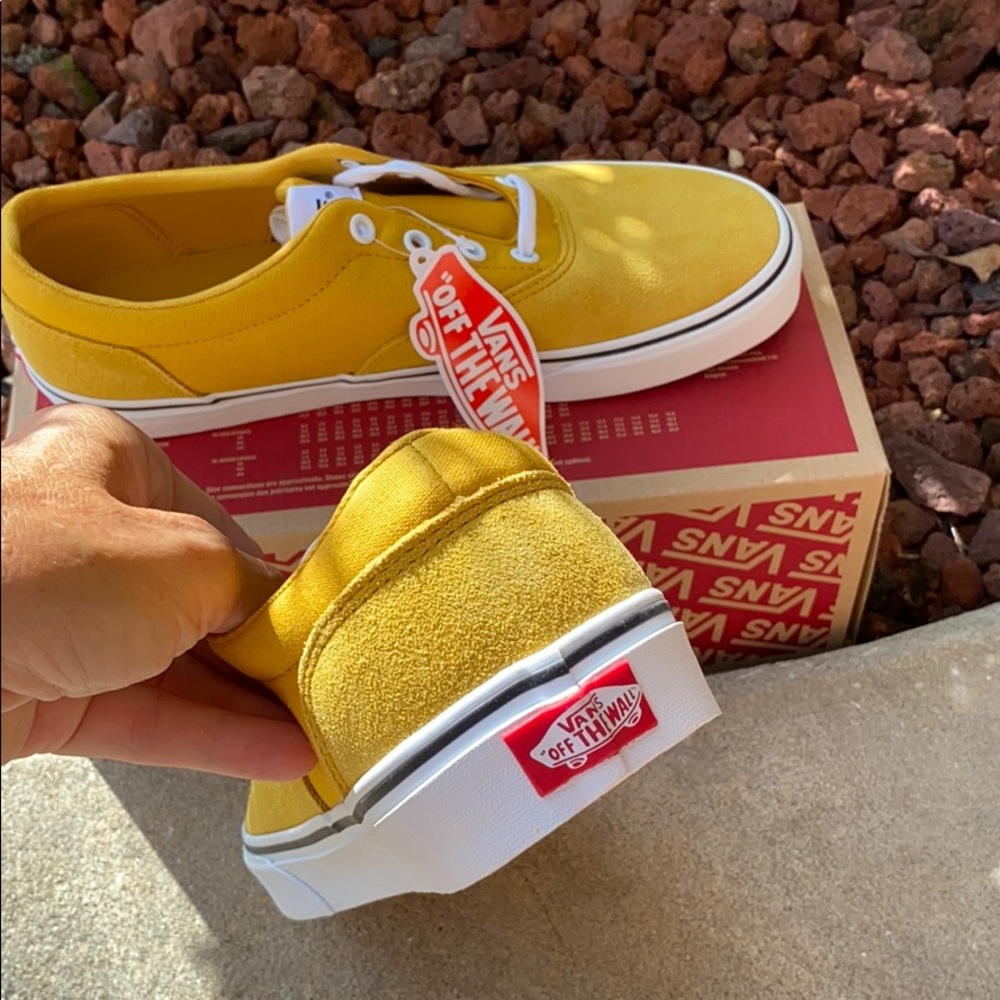 SOLD vans doheny mustard yel pigskin suede sneaker - Picture 8 of 10